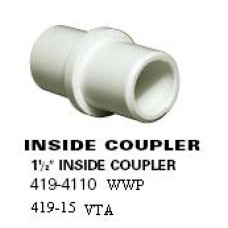 Waterway Pvc Magic Inside Coupler 1.5" - 419-4110