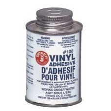 Boxer Vinyl Glue #100 4 Oz Underwater Or Dry Liner Patch Glue - 104