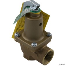 Raypak Heaters Pressure Relief Valve 125 Psi 3/4"Mpt Prv for Asme Heaters - 007224F