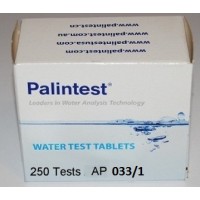 Palintest Reagent Test Tablets DPD3 XT Total Chlorine Extended Range 250 Count Box Instrument Grade - Ap033/1