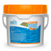 Poolife Mpt Extra 3" 21 Lb - Trichlor Chlorine Tablets With Algaecide