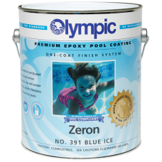 Olympic Zeron Blue Ice Gallon Epoxy Pool Paint - 391-G