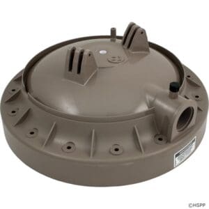 Pool filter lid with multiple bolt holes.