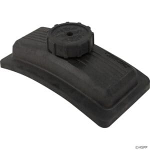 Black rubber leveling pad with textured surface.