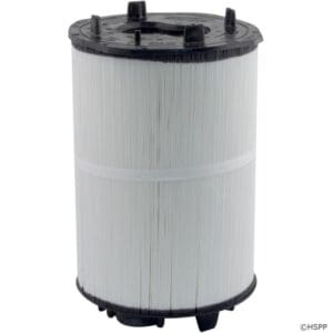 Pool filter cartridge with black ends.