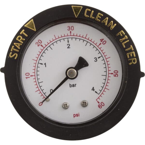 Super Pro Pressure Gauge Indicator Back Mount 1/4" 60Psi - 80960Bucf - Image 3