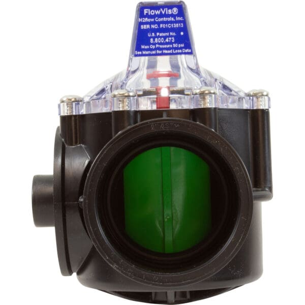 FlowVis Flow Meter W/ Safety Flapper 2" 10-110Gpm Vgb Svrs - Image 3