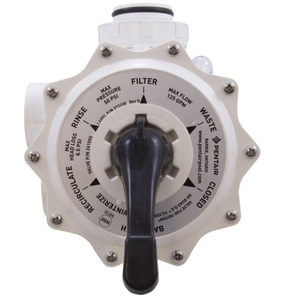 Pentair Multiport Sand Filter Valve Side Mount 2" for Triton 7.5" Spacing - 261055 - Image 3