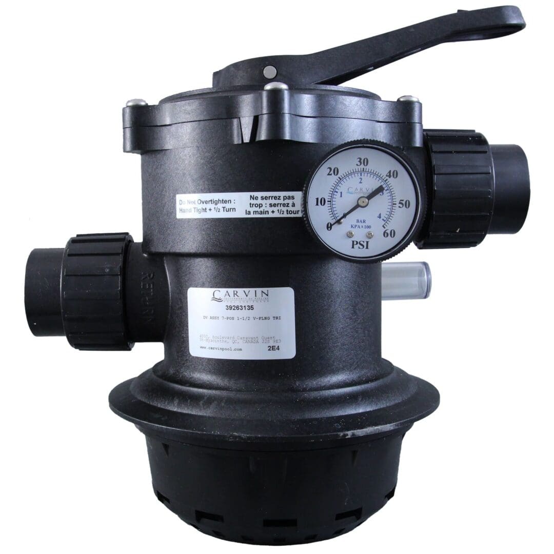 Carvin Multiport Filter Valve 1.5" Top Mount Clamp Style Laser Dvk-7C ...