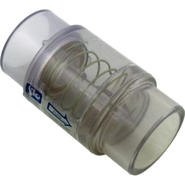 Nds Flo Control Spring Check Valve Clear 1/4# Tension 1.5" / 2" for Blowers - 1050-20