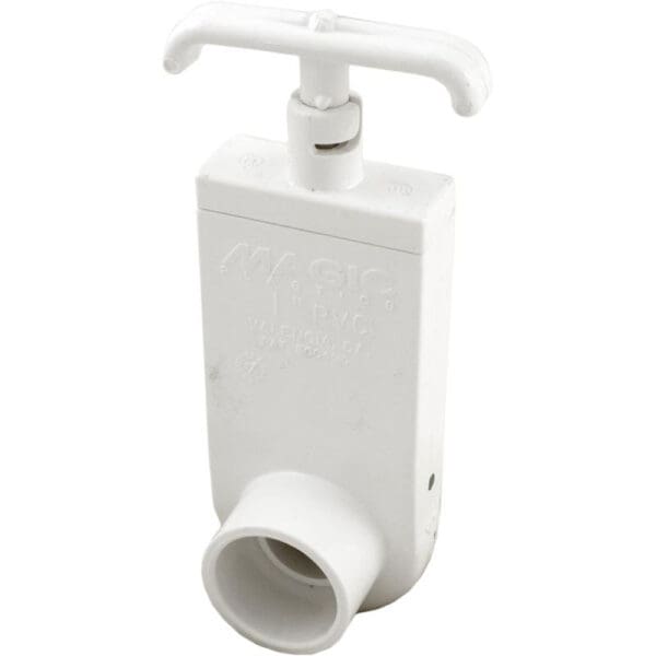 Magic Plastics Plastics Slice Valve 1" Slip X Slip Pvc White - 0401-10