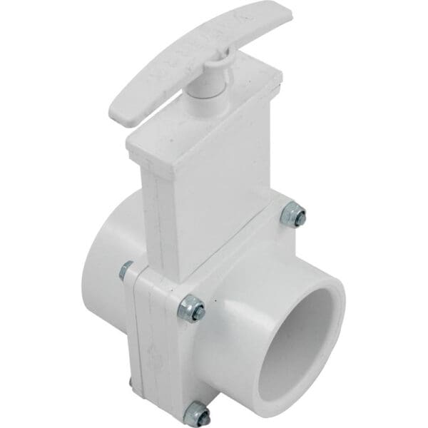 Valterra Slice Valve 1.5" Slip White Repairable With 4 Bolts 3-Piece Gate Valve - 6101X