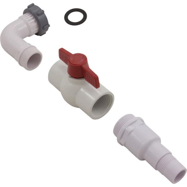 Game Ball Valve Shut Off Valve Kit 40Mm X 1.5" Mpt for Intex - 4563 - Image 2