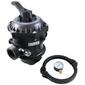 Black multiport multiposition filter valve