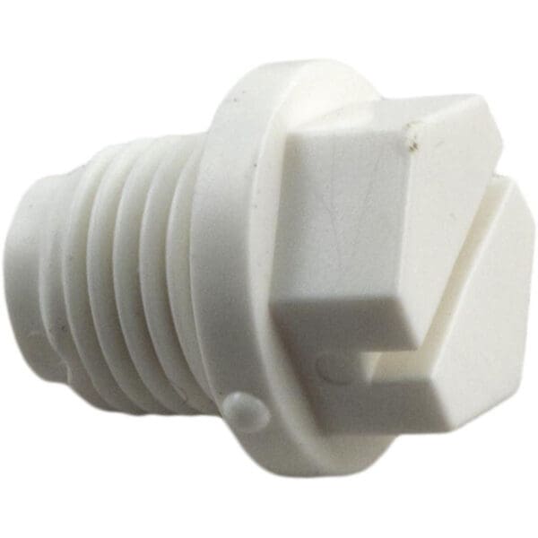 Parher Plug 1/4" Mpt White Abs - E-15-S1