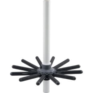 Plastic aquarium filter with multiple arms.