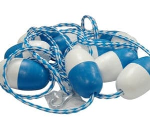 Pentair Rainbow Rope Float Set 18' 3/8" 7 Floats 1 Chrome Hook - R181216