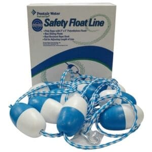 Pentair Rainbow Rope Set 20' 3/8" 9 Non-Lock 3"X5" Floats 1 Hook - R181206