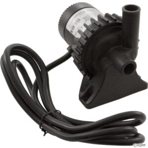 Water pump with attached black power cord.