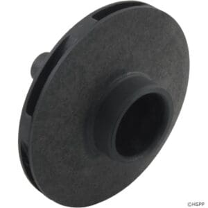 Black plastic spool with central hole.