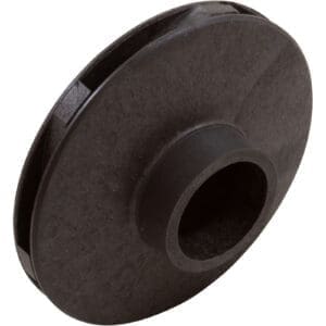 Black plastic spool with central hole.
