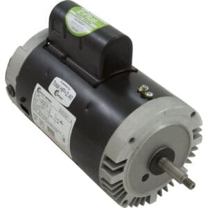 Electric motor with detailed labeling and components.