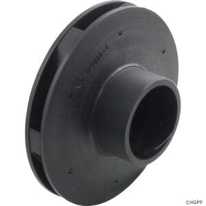 Black plastic spool with central hole.