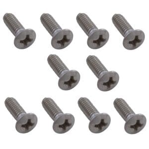 Stainless Steel Oval Head Screws 10 pack