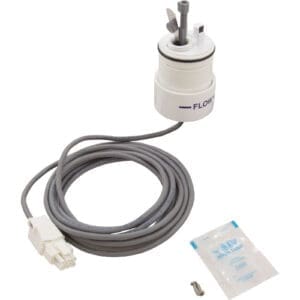 Flow sensor kit with cable and accessories.