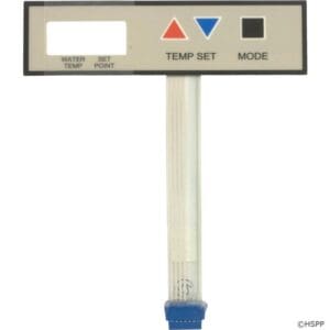 Control panel with buttons and indicator screen.