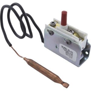 Temperature control thermostat with copper sensor probe.