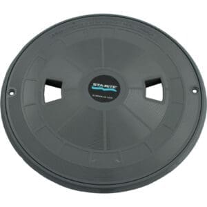 Round black cover with "Sta-Rite" logo.