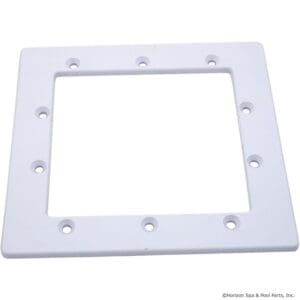 White square flange with multiple holes.