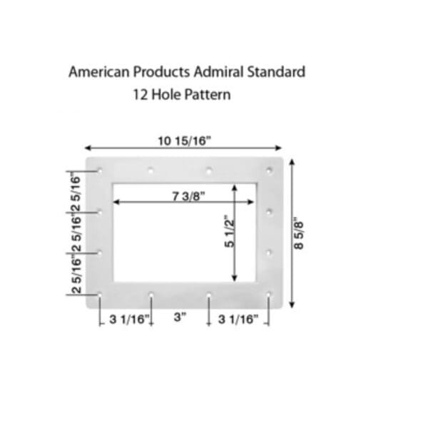 Pentair American Face Plate Skimmer - 85004200 - Image 2