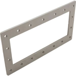 Rectangular metal frame with multiple holes.