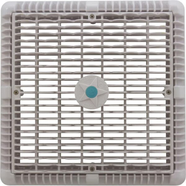 Aquastar Main Drain Grate 12" With Riser Frame White Vgb Wave