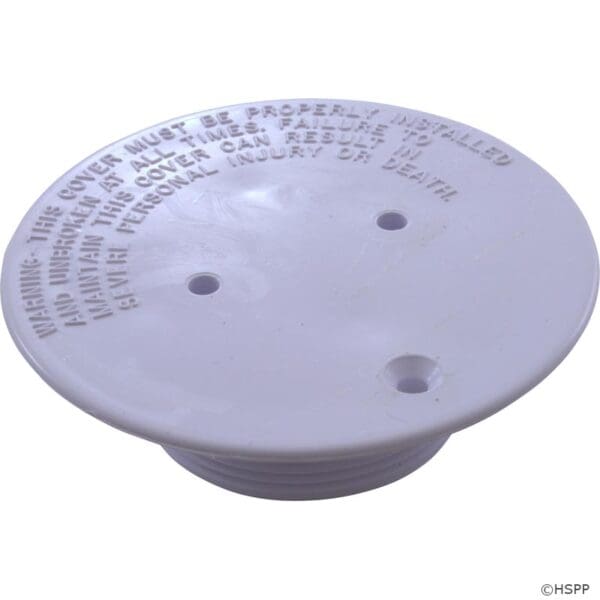 Pentair Swimquip Floor Inlet Cover White - 08417-0005