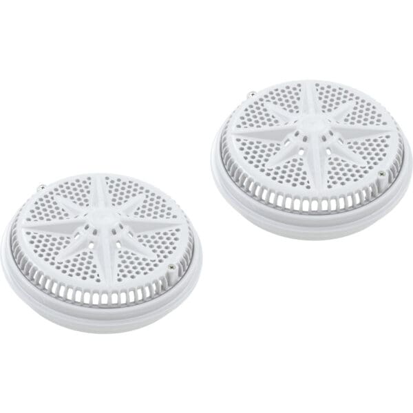 Pentair Main Drain Frame & Grate 8" Long White 2 Pack Vgba Ansi 2017