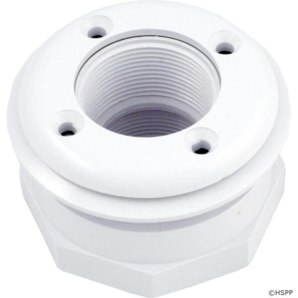 Pool Inlet Kit 1.5" White With Threaded Body 3" Hole Size Like Hayward - Sp1408