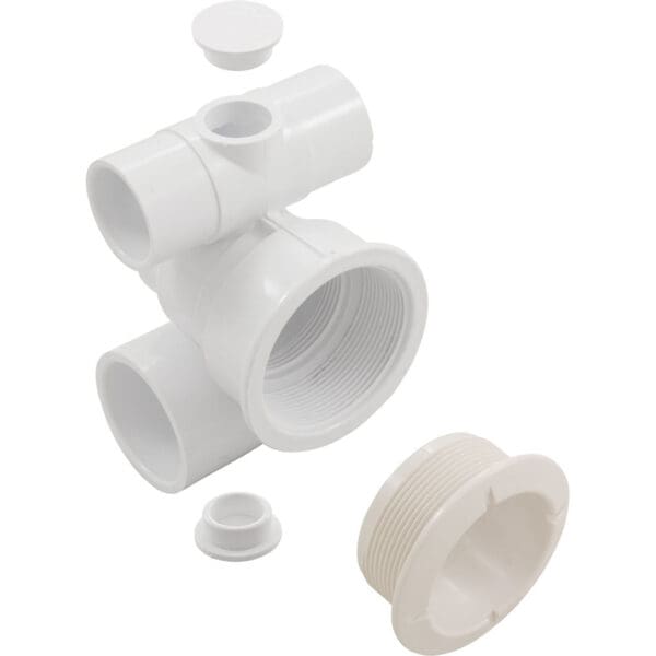 Waterway Spa Jet Body With White Wall Fitting for Poly Jet - 210-5860