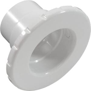 White plastic nozzle for pool or spa.