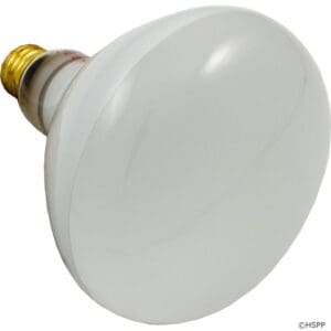 White light bulb on white background.