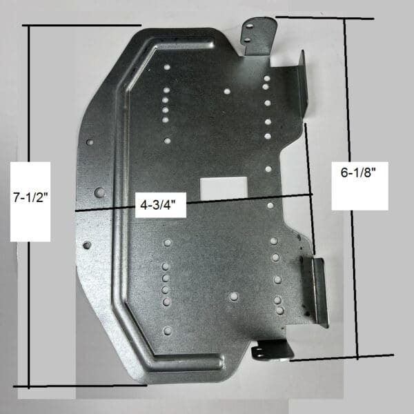 Lomart Vertical End Cap for 6" Grey Mist Top Plate - 580-2375 - Image 2