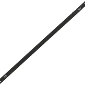 Black metal band saw blade.