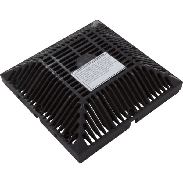 Waterway Main Drain Grate Only, 9" X 9" Square Black Vgba Ansi 2017