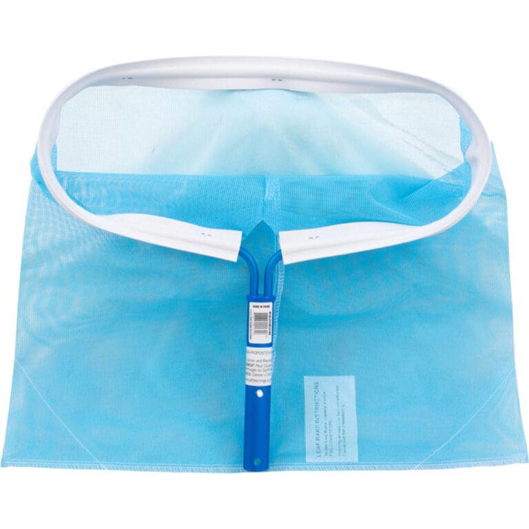 Pool Store Net Poolstyle Leaf Rake Net With Soft Squeegee Scoop Blue Mesh Net - PS2054 ...