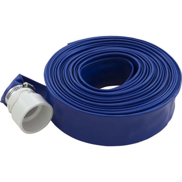 Backwash Hose 1.5"X50' W/Clamp & Twist Lock Hose Adapter