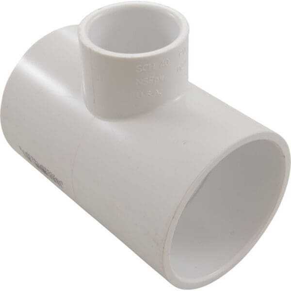 Pvc Tee 2" Slip X 2" Slip X 1" Slip Schd 40 White - Image 2