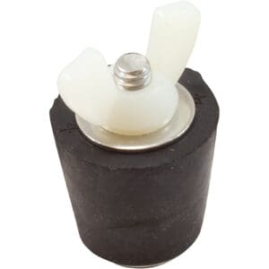 Black Rubber Expansion Plug #4