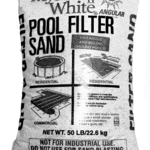 Mystic White pool filter media sand